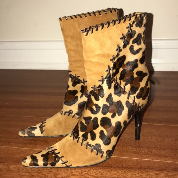 Casadei Leopard Booties - Picture 2 of 6